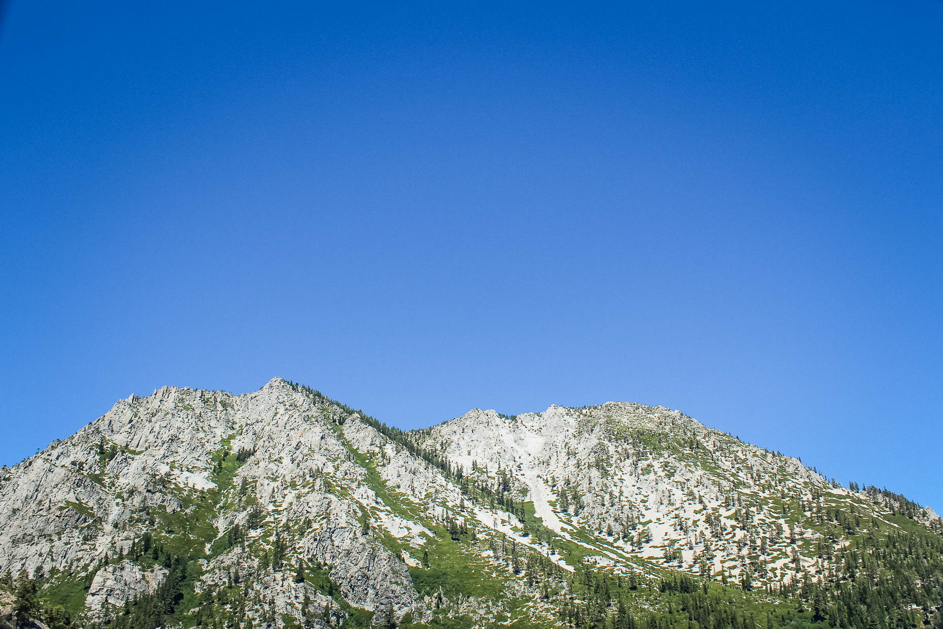 View of the mountains surrounding Emerald Bay, Lake Tahoe