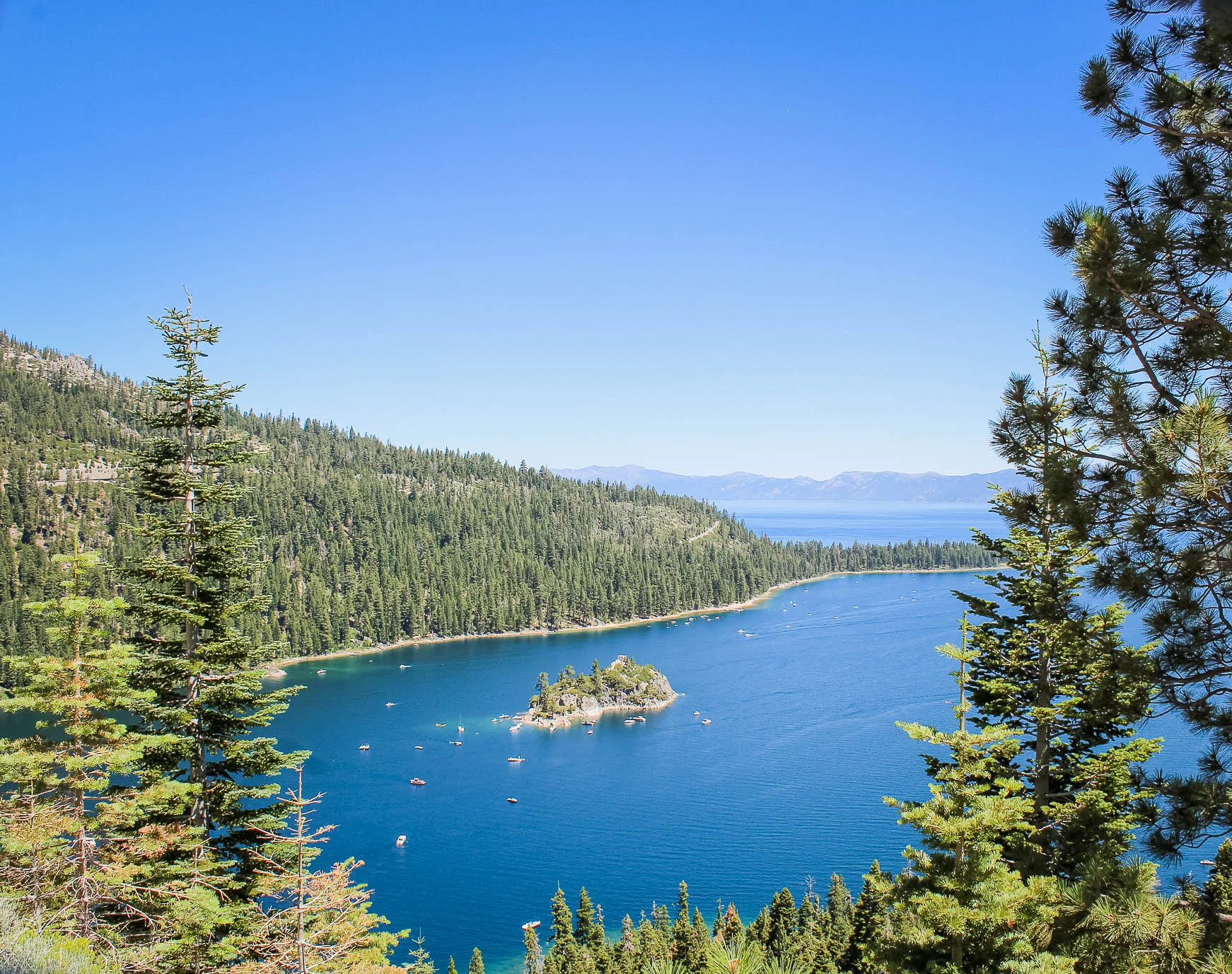 View of Emerald Bay, Lake Tahoe