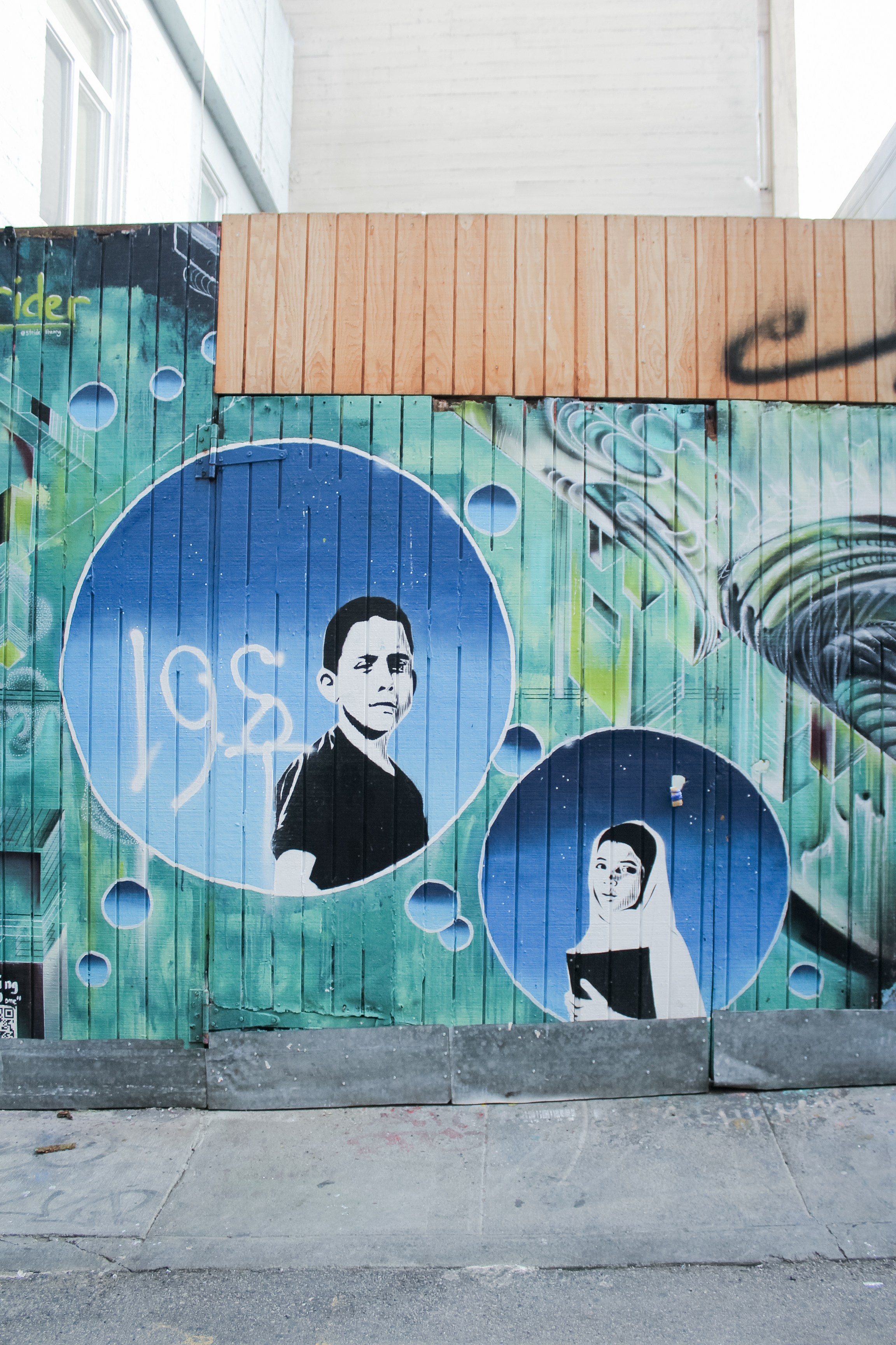  mural art in Clarion Alley in San Francisco's Mission District | tintedgreen 