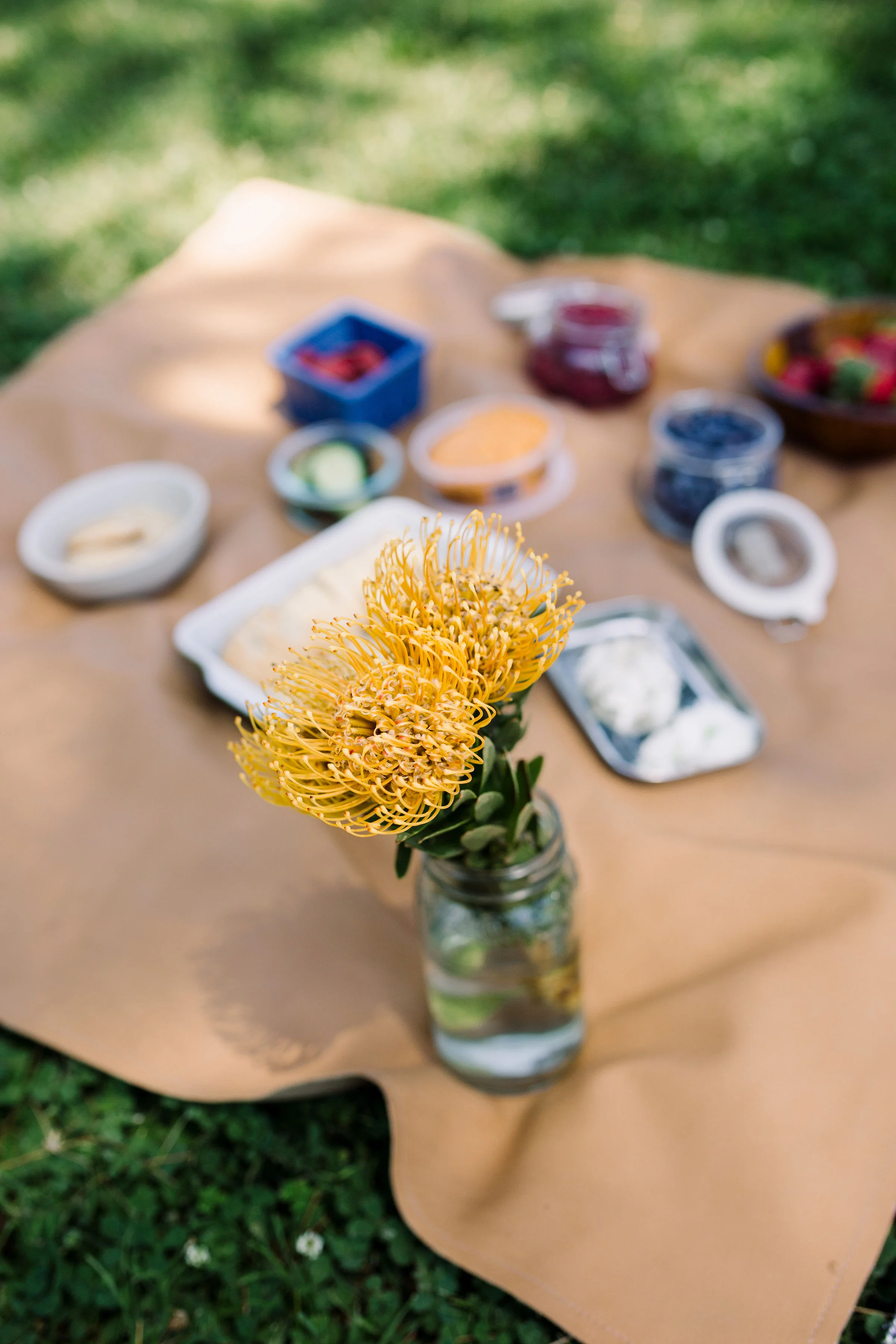 low waste summer picnic in the park - gathre mat - sacramento, california - tinted-green.com - photos by sarah akiyama