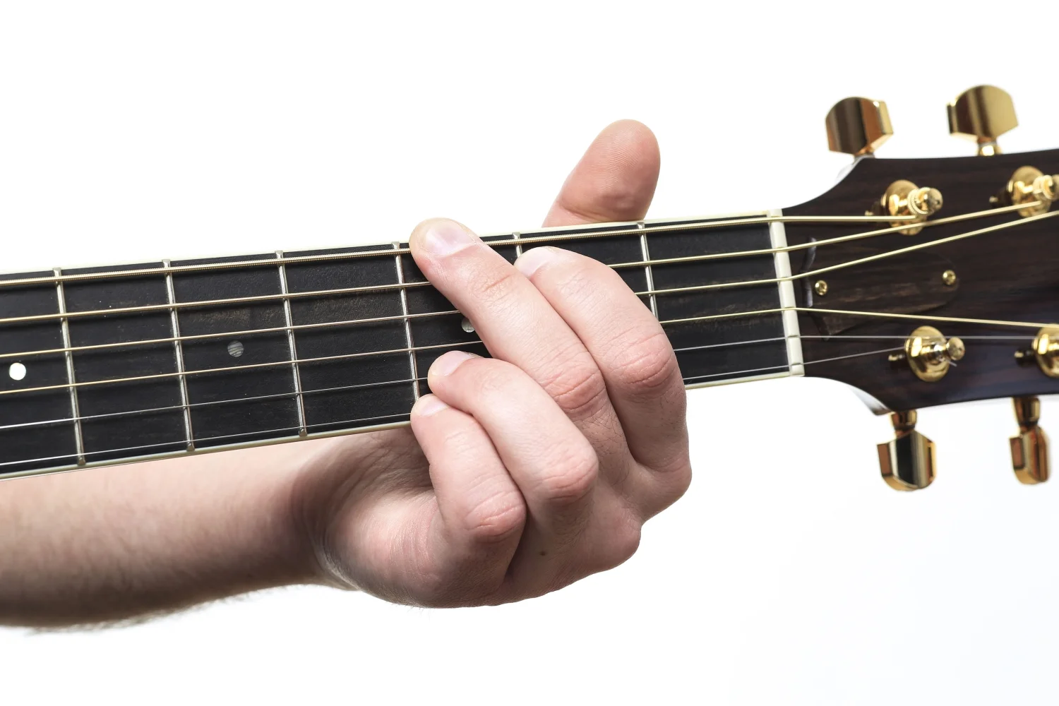 Sehr effektives „Benchmark” zum klanglichen Vergleich von Akustikgitarren: der offene G-Dur-Akkord