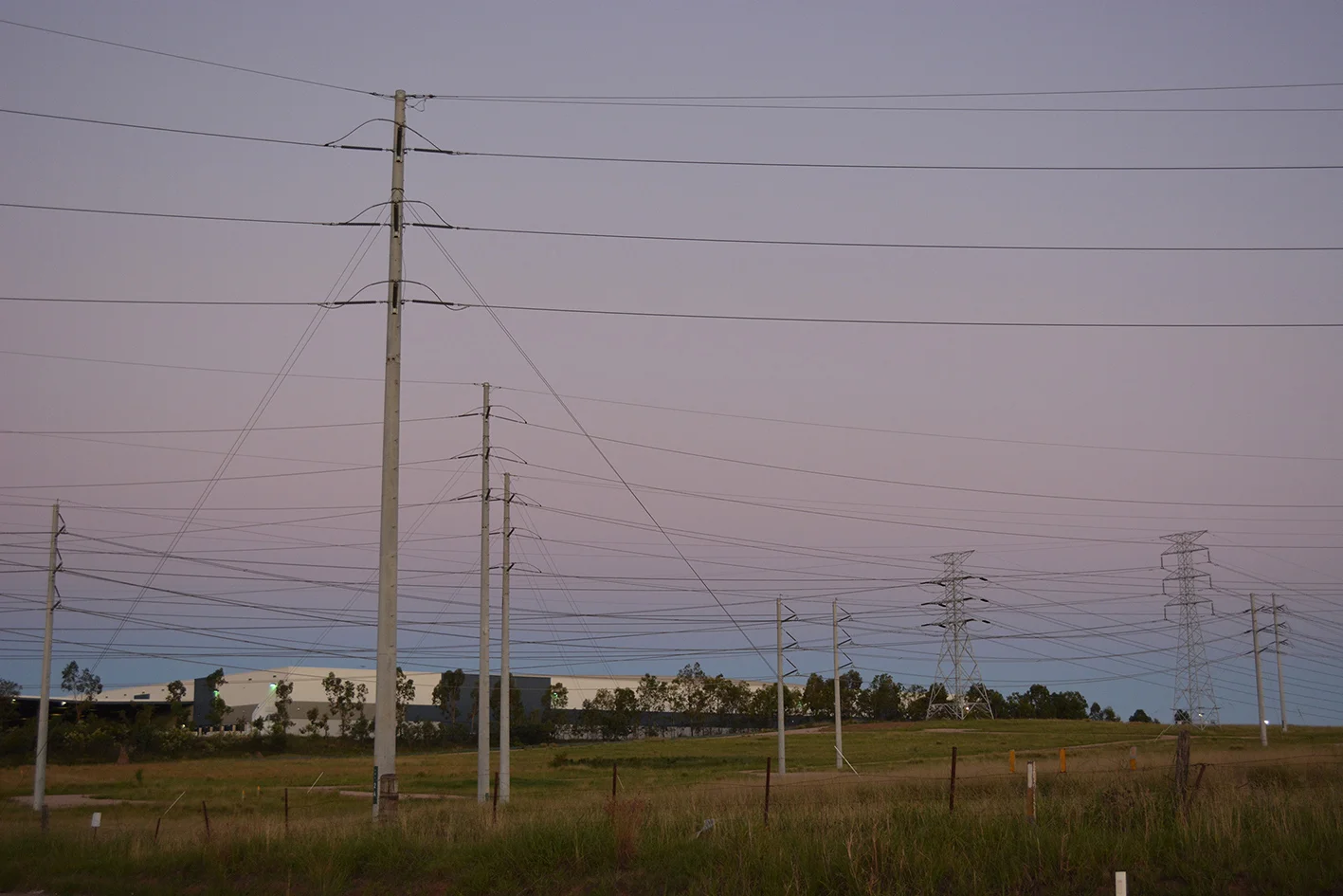 330KV Substation with Hokusai Sky