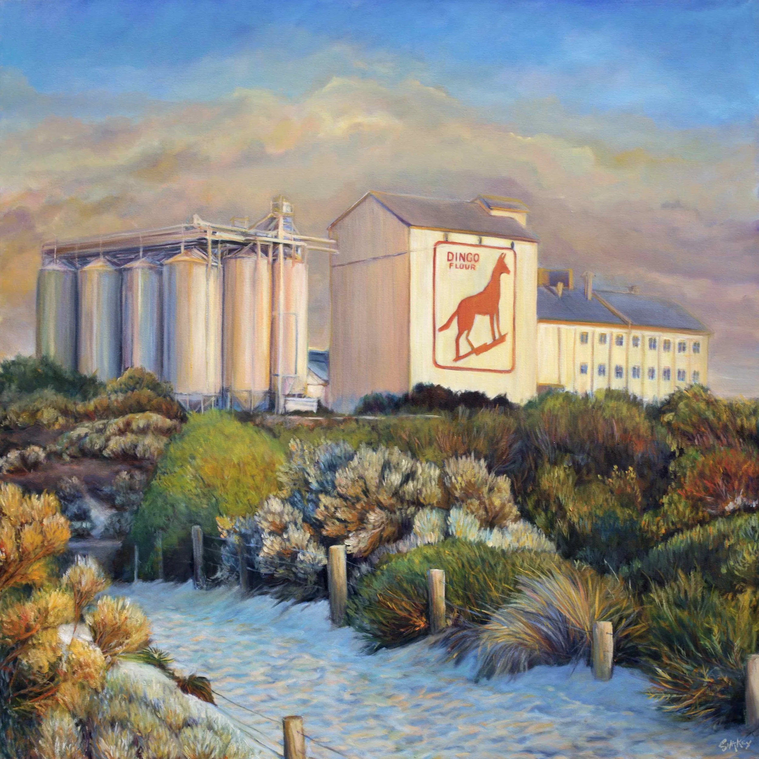 Dingo Flour Mill at Dusk