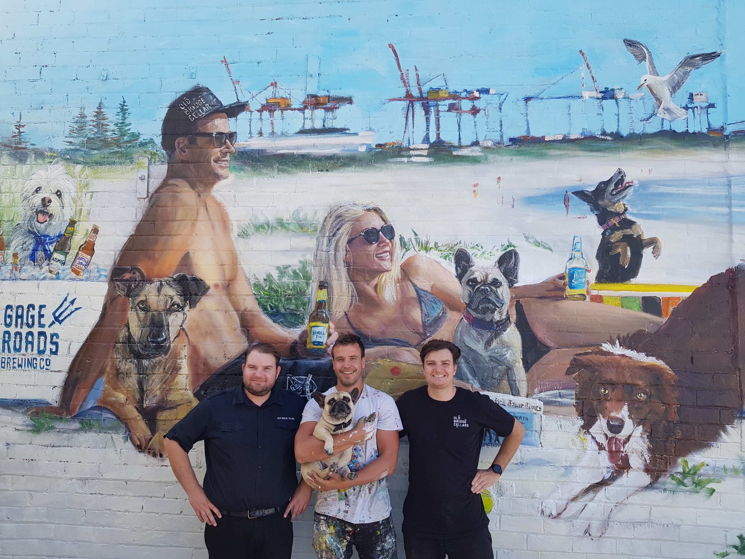 Old Bridge Cellars North Fremantle Mural