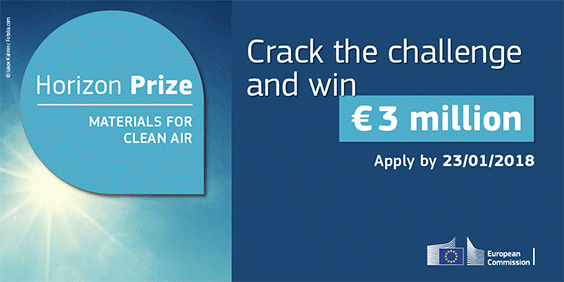 Materials for clean air - € 3 Million