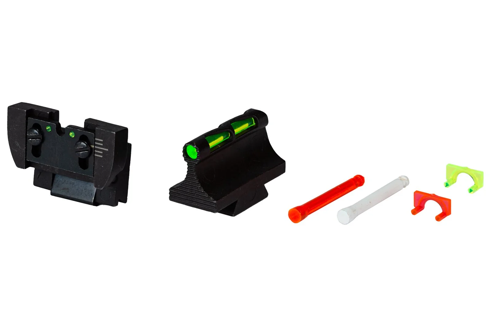 ชุดศูนย์หน้าและศูนย์หลัง HIVIZ RG1022 สำหรับ Ruger 10/22 พร้อม LitePipe แบบเปลี่ยนสีได้