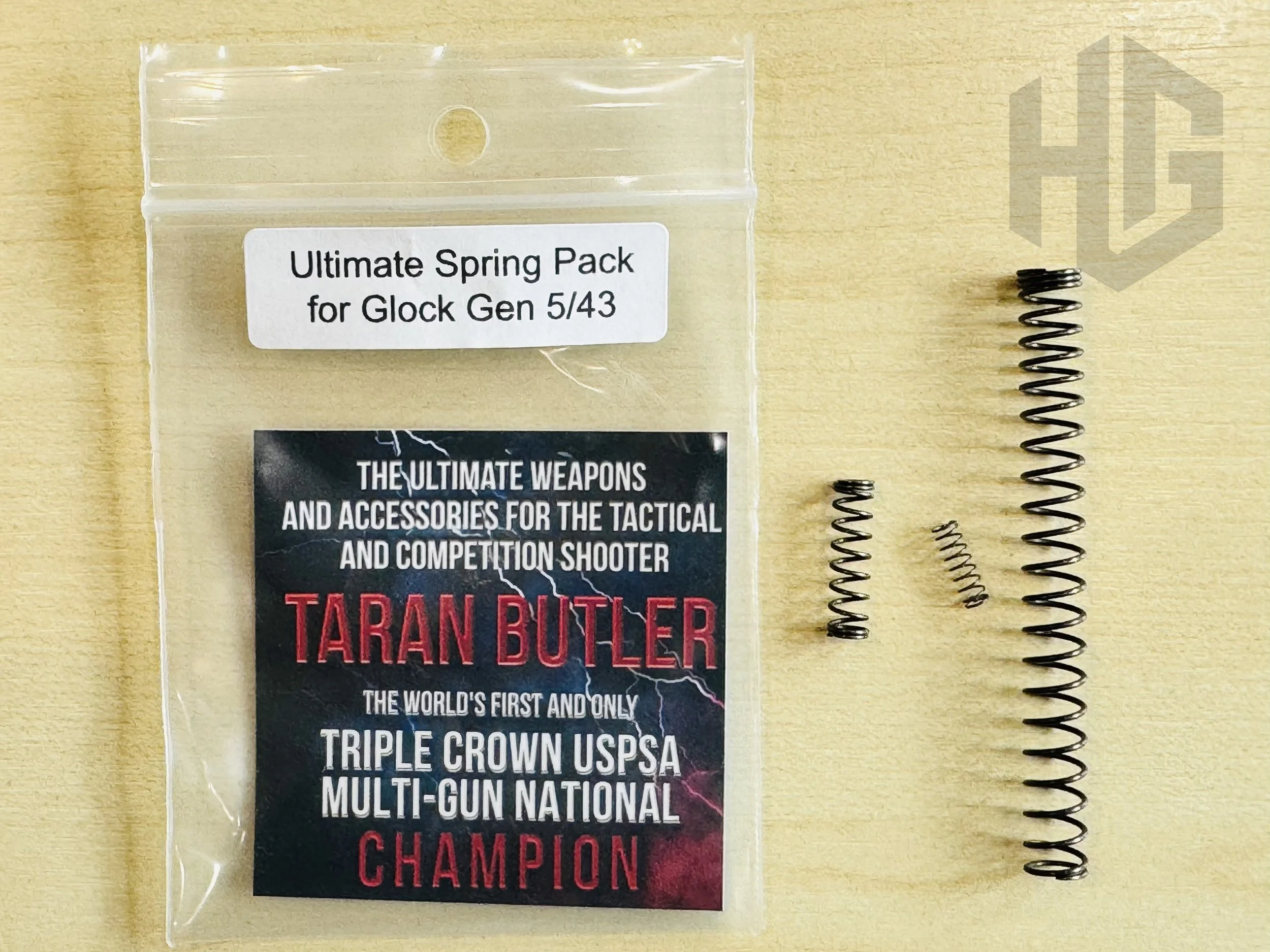 สปริงภายในชุด TTI Ultimate Spring Pack สำหรับ Glock Gen 5 และ Glock 43