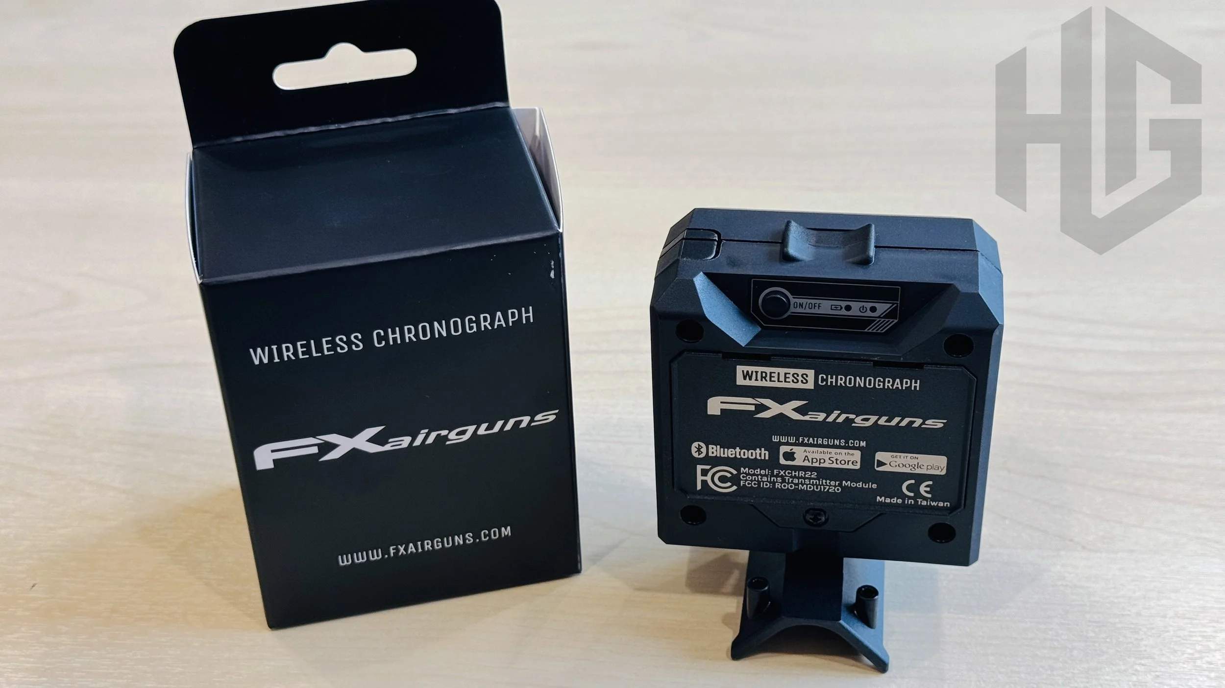 ด้านหลังเครื่อง FX Wireless Chronograph รุ่น FXCHR22