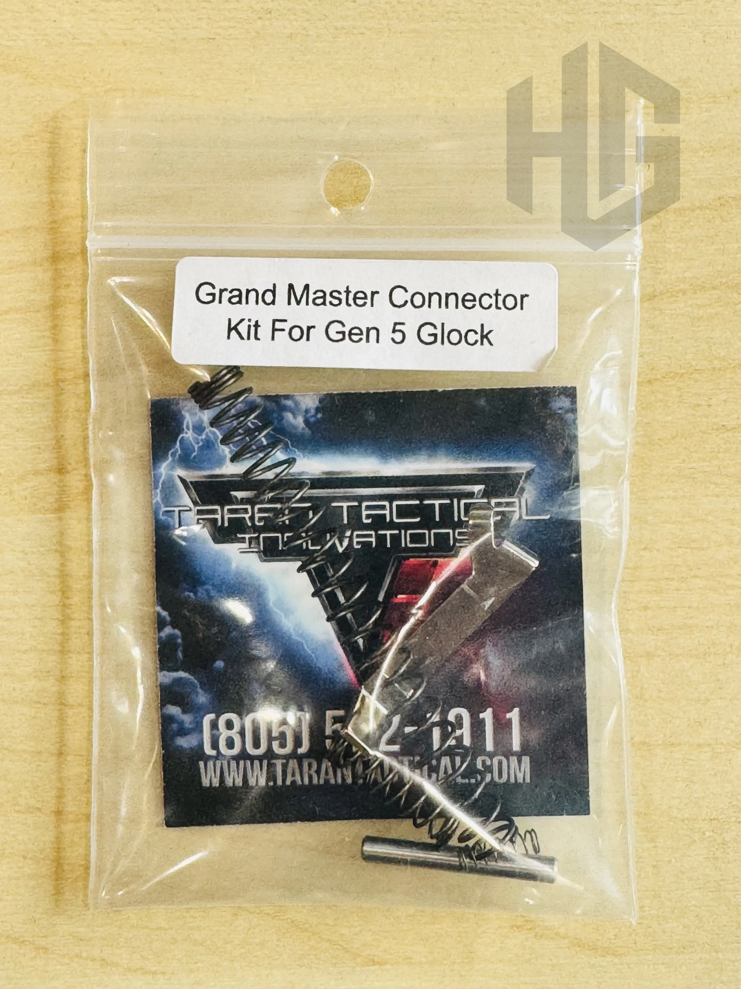 ชุด TTI Grand Master Connector Kit สำหรับ Glock Gen 5 พร้อมชิ้นส่วนภายในบรรจุภัณฑ์