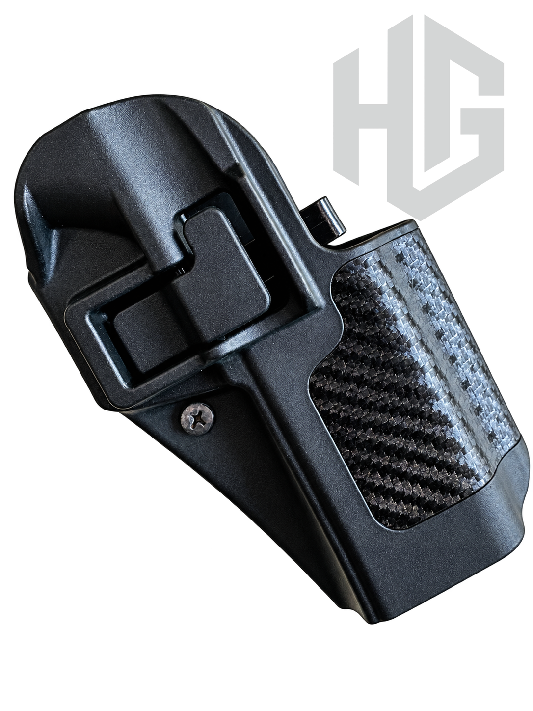 ซองปืน BLACKHAWK SERPA CQC มือขวาสำหรับ Ruger SR9 รหัส 410041BK-R สีดำผิวลายคาร์บอนไฟเบอร์