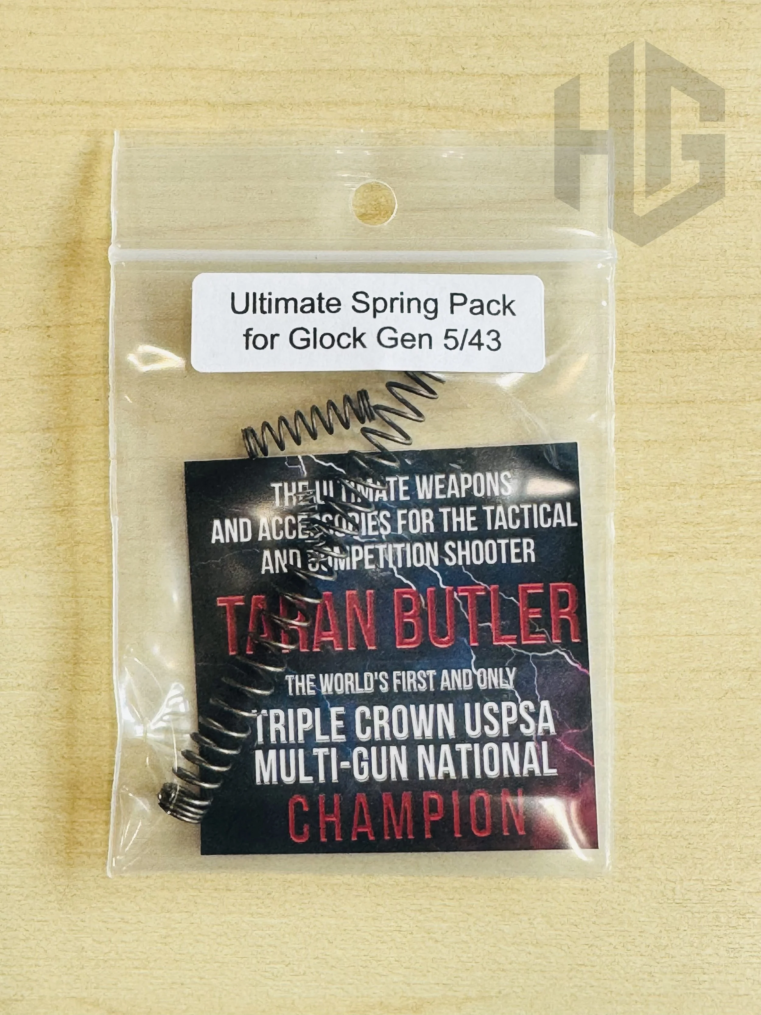 ชุดสปริง TTI Ultimate Spring Pack สำหรับ Glock Gen 5 และ Glock 43
