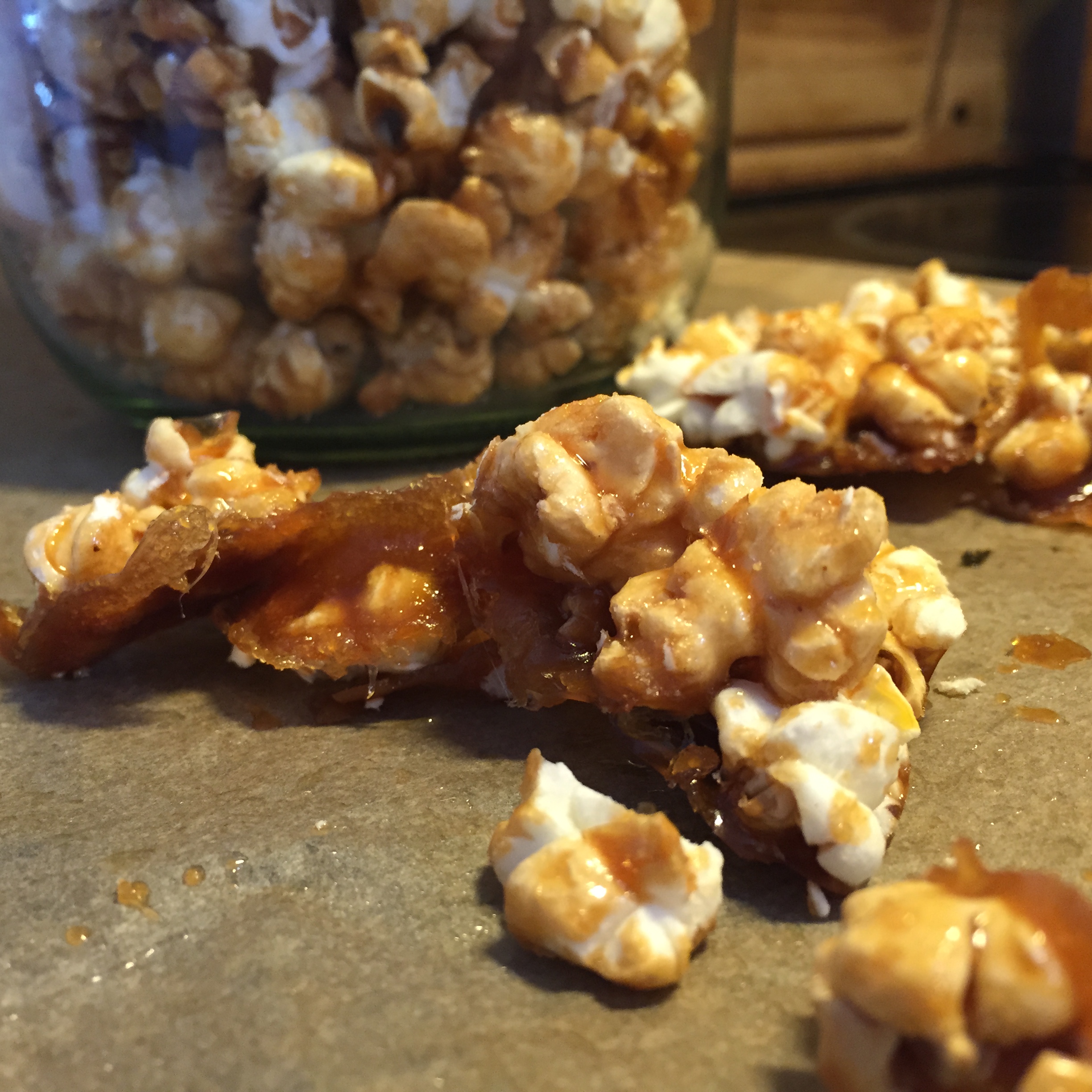 Salted caramel popcorn