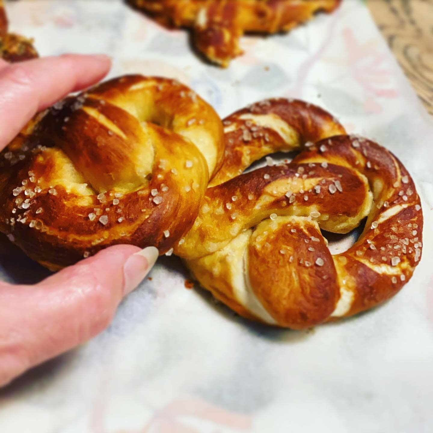 Home baking again!
#pretzels #nom