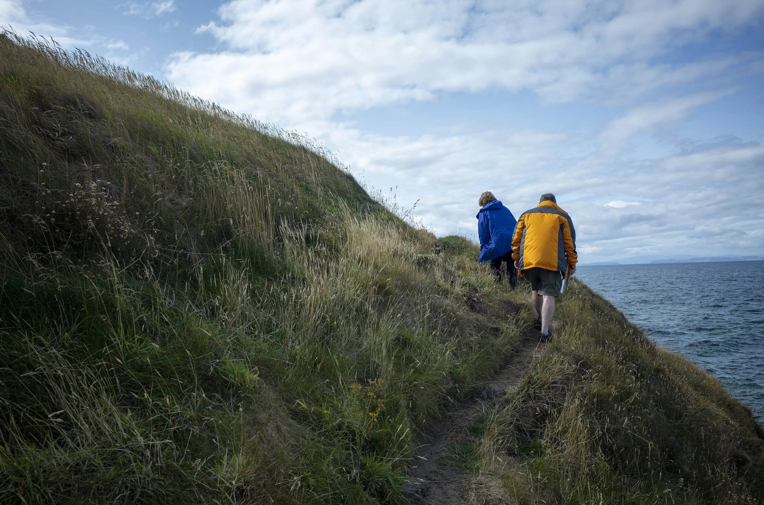 The folks, Burghead, pre-Covid times.