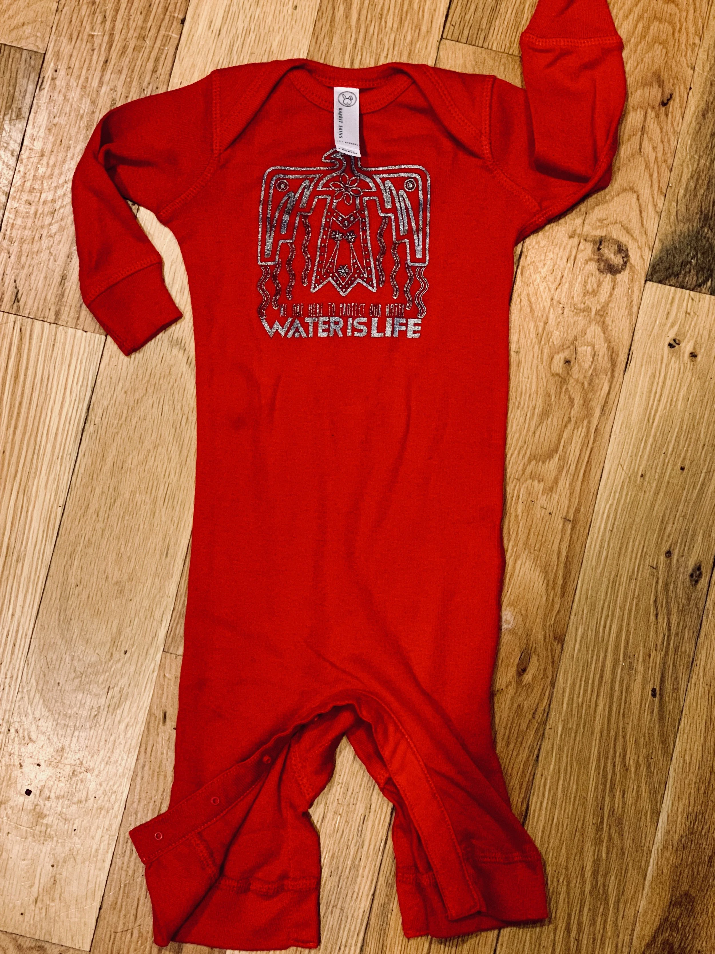 Water is Life: Infant Long Legged Baby Rib Bodysuit