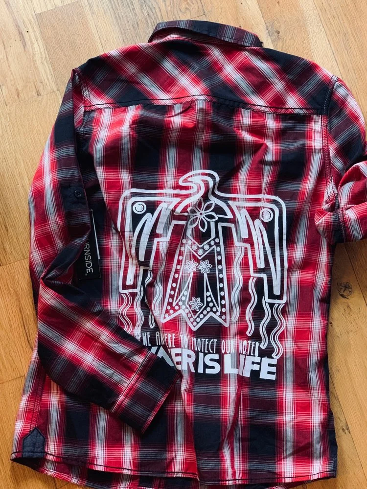 Water is Life: Women's Convertible Sleeve Western Shirt (#5206)