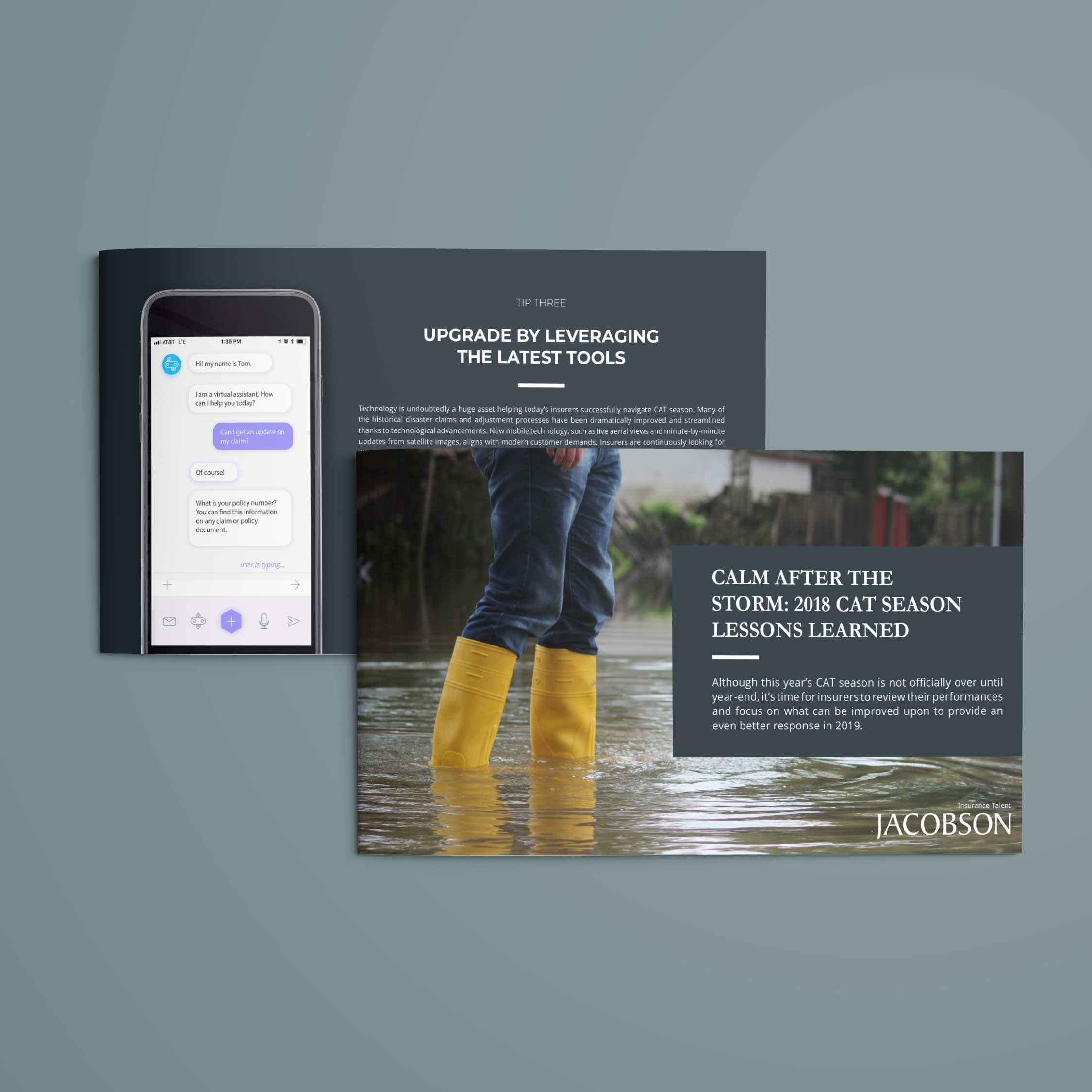 A though leadership piece developed to increase engagement as part of an email campaign. Designed in Adobe InDesign and Photoshop.