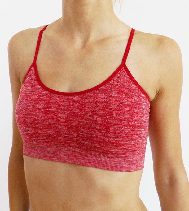MERCURY BRALET- RED MARL