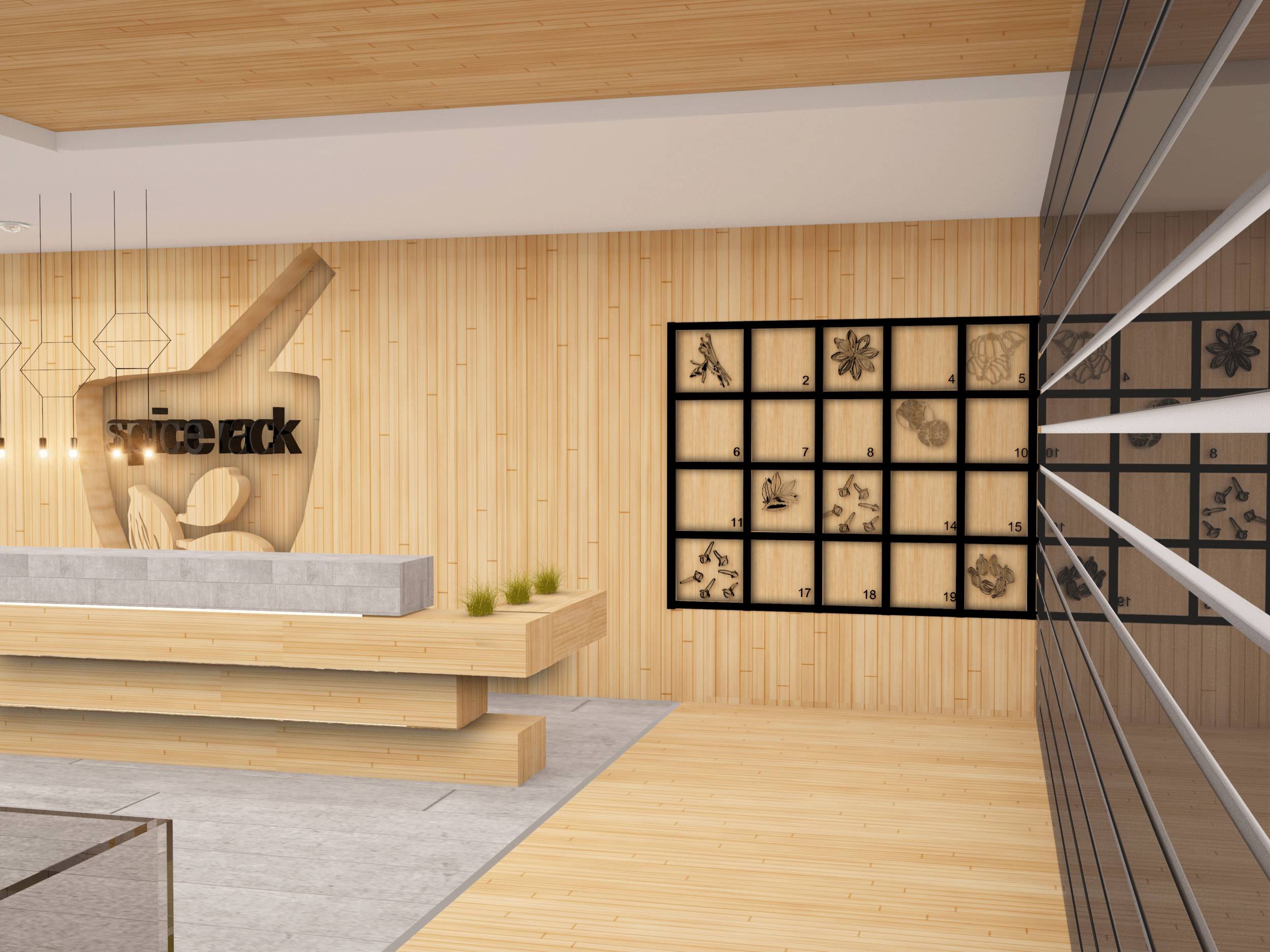 Reception & Locker View