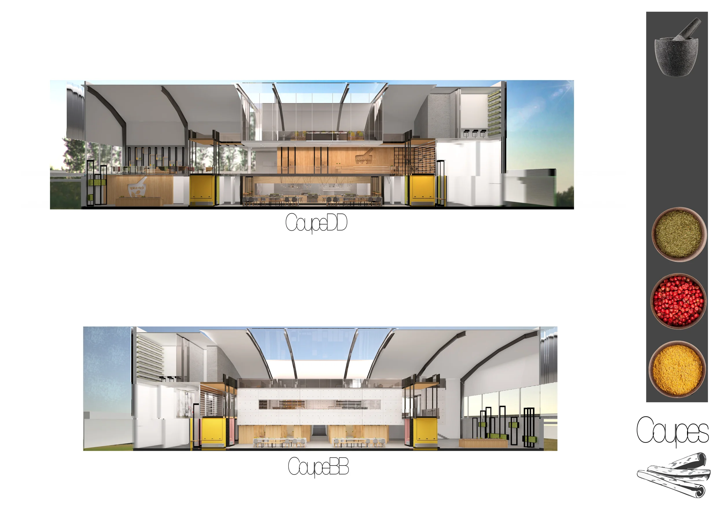 Colored Elevations I