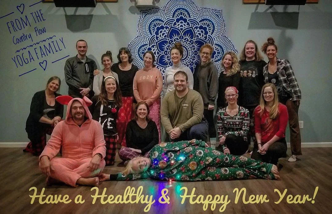 Country Flow Yoga Holiday Pajama Party 2018