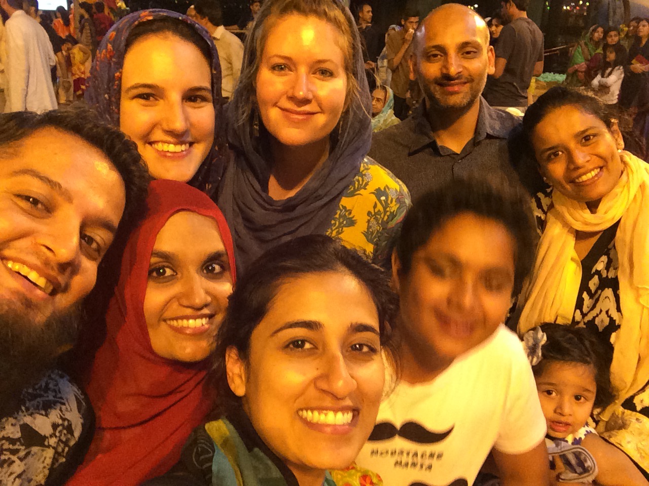 A selfie of us with my cousins
