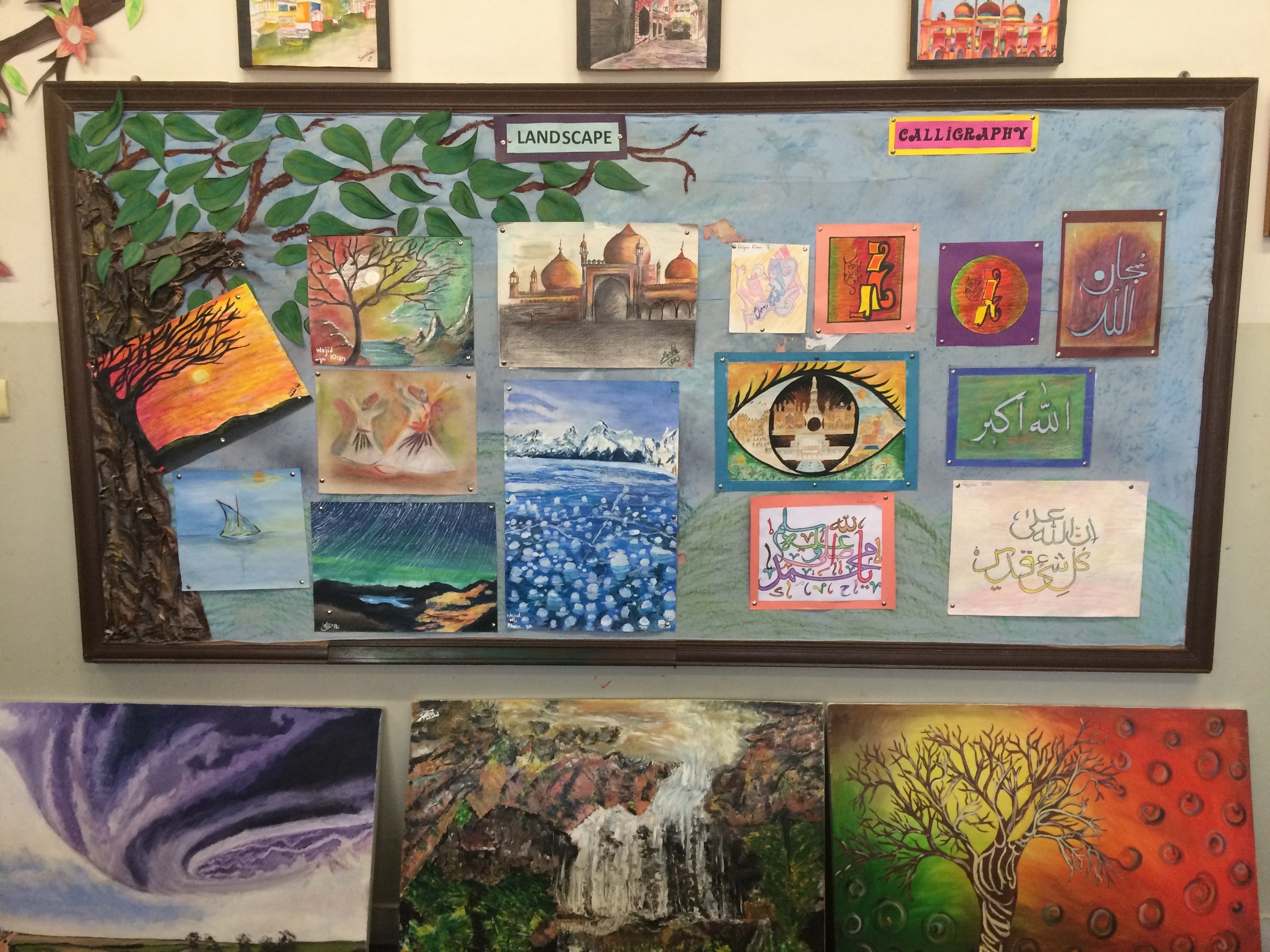 Some seriously awesome artwork made by students at the TAC School.