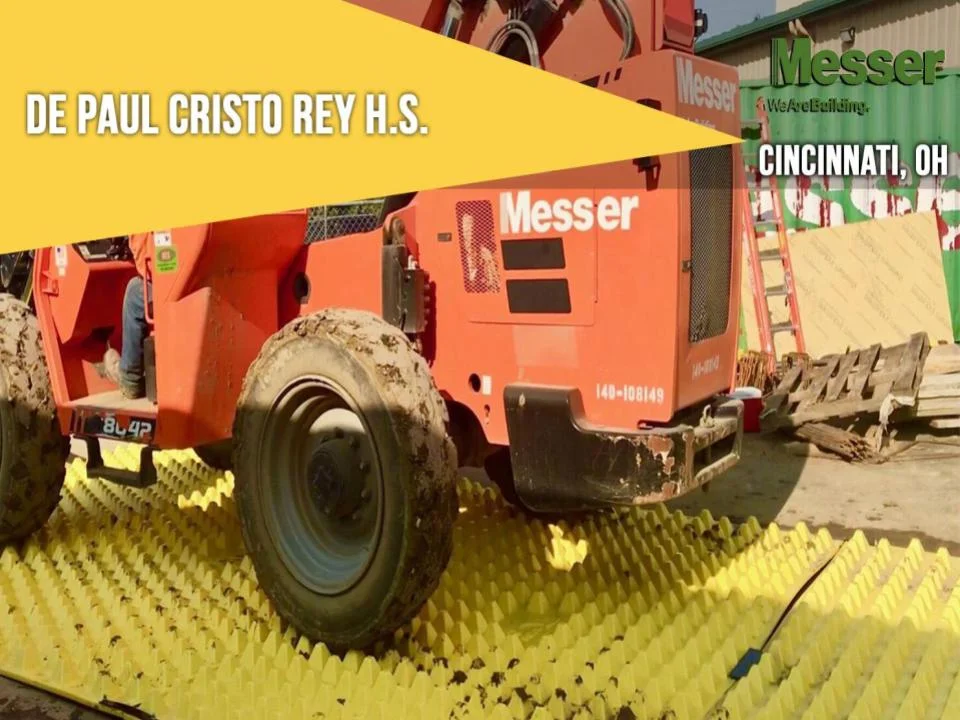 FODS STOPS CINCINNATI SOIL at DePaul Cristo Rey High School 'Building Futures Together for a Greater Cincinnati' Project