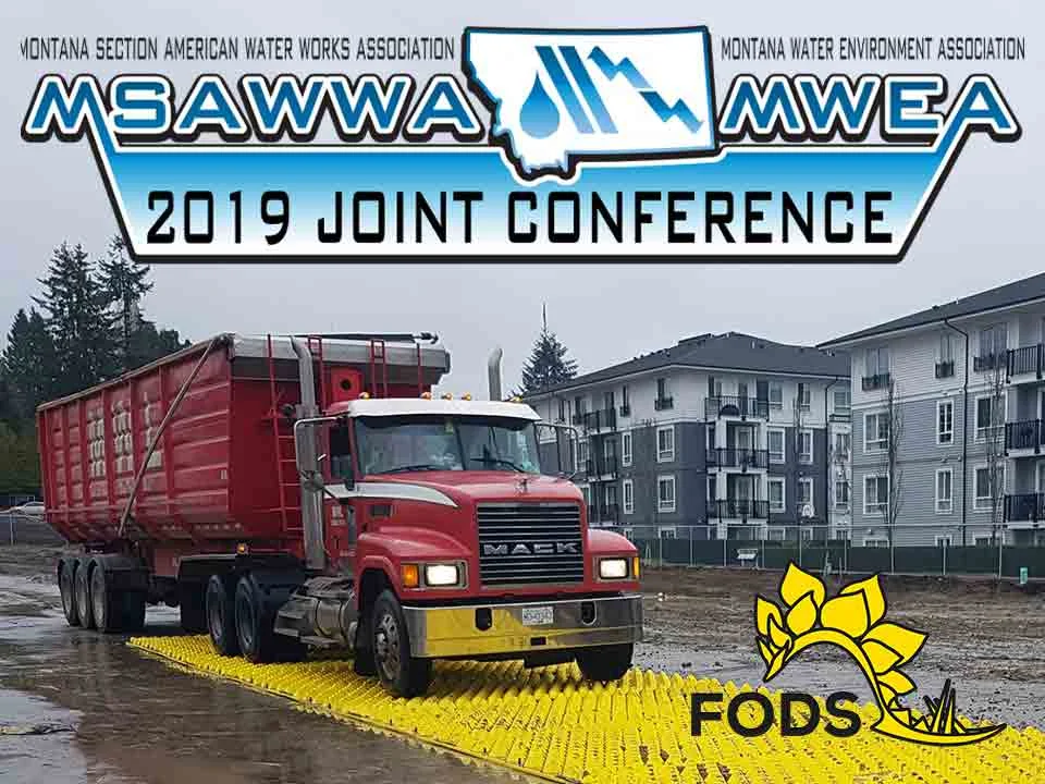 FODS_MontanaWaterEnvironmentalAssociation_constructionEntrance_constructionExit_erosionControl_constructionMudMats_yellowPlasticMats_BMPConstructionEntrance_ReusableConstructionEntrance.jpg
