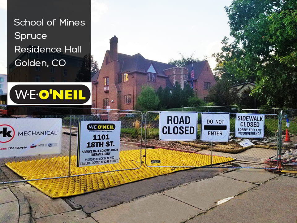 School of Mines_vehicleTrackingPadsPanels_temporaryConstructionEntranceExit_trackoutControlMats_fodsShaker_plasticRumblePlates_fodsMats.jpg