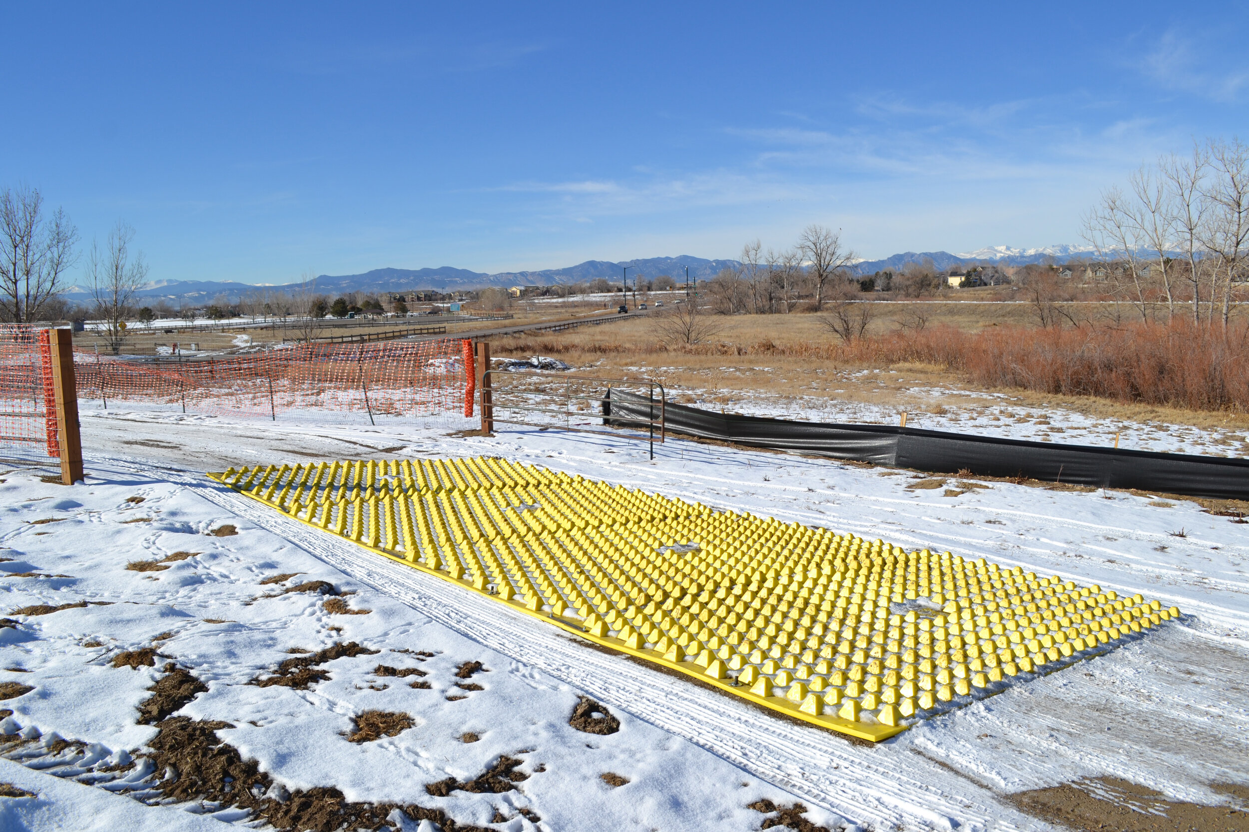 FODS Reusable Construction Entrance at Big Dry Creek Sewer Improvement Project