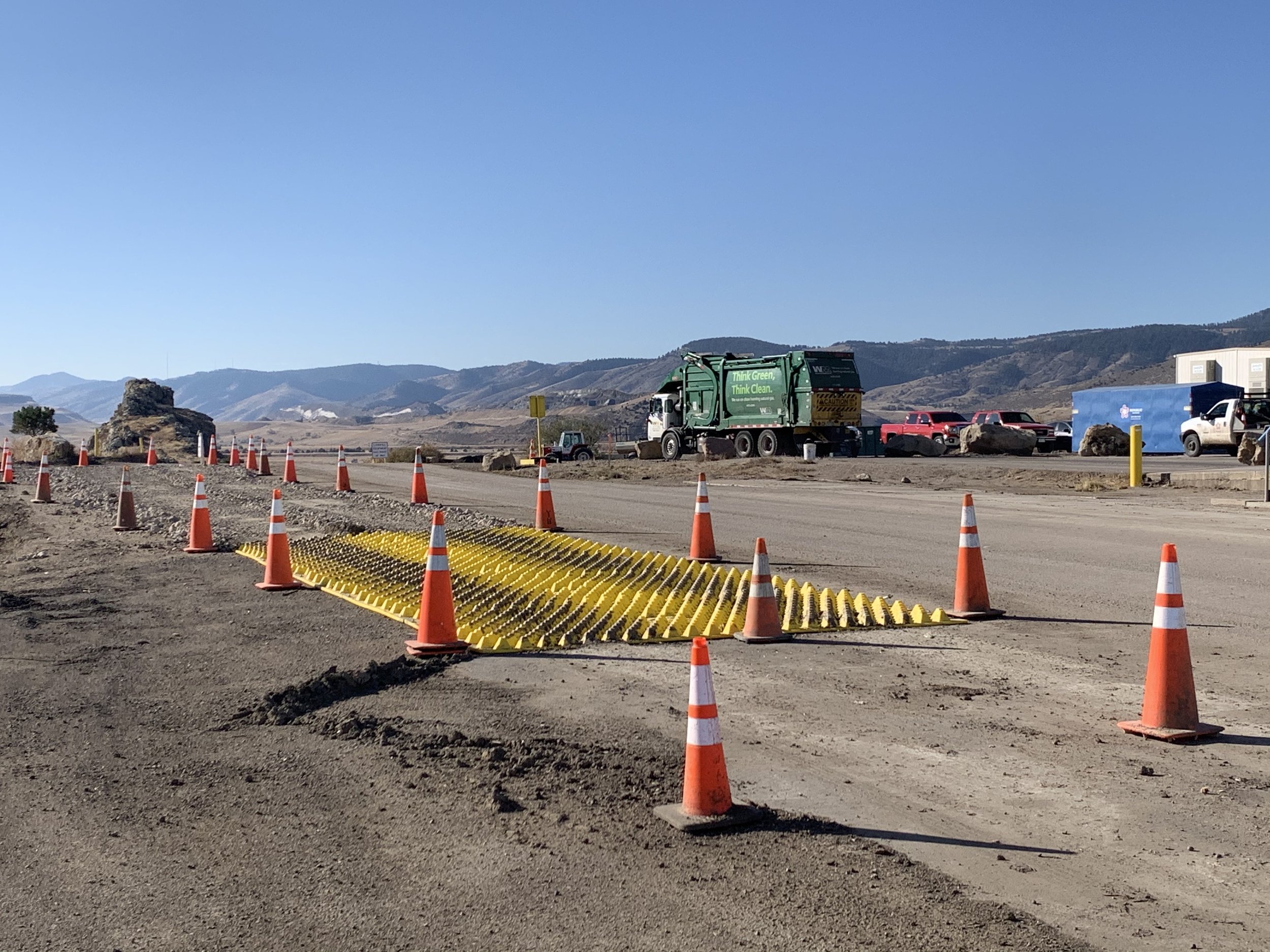 Jefferson County, CO - Foothills Landfill Using FODS Construction Vehicle Trackout Controls BMP