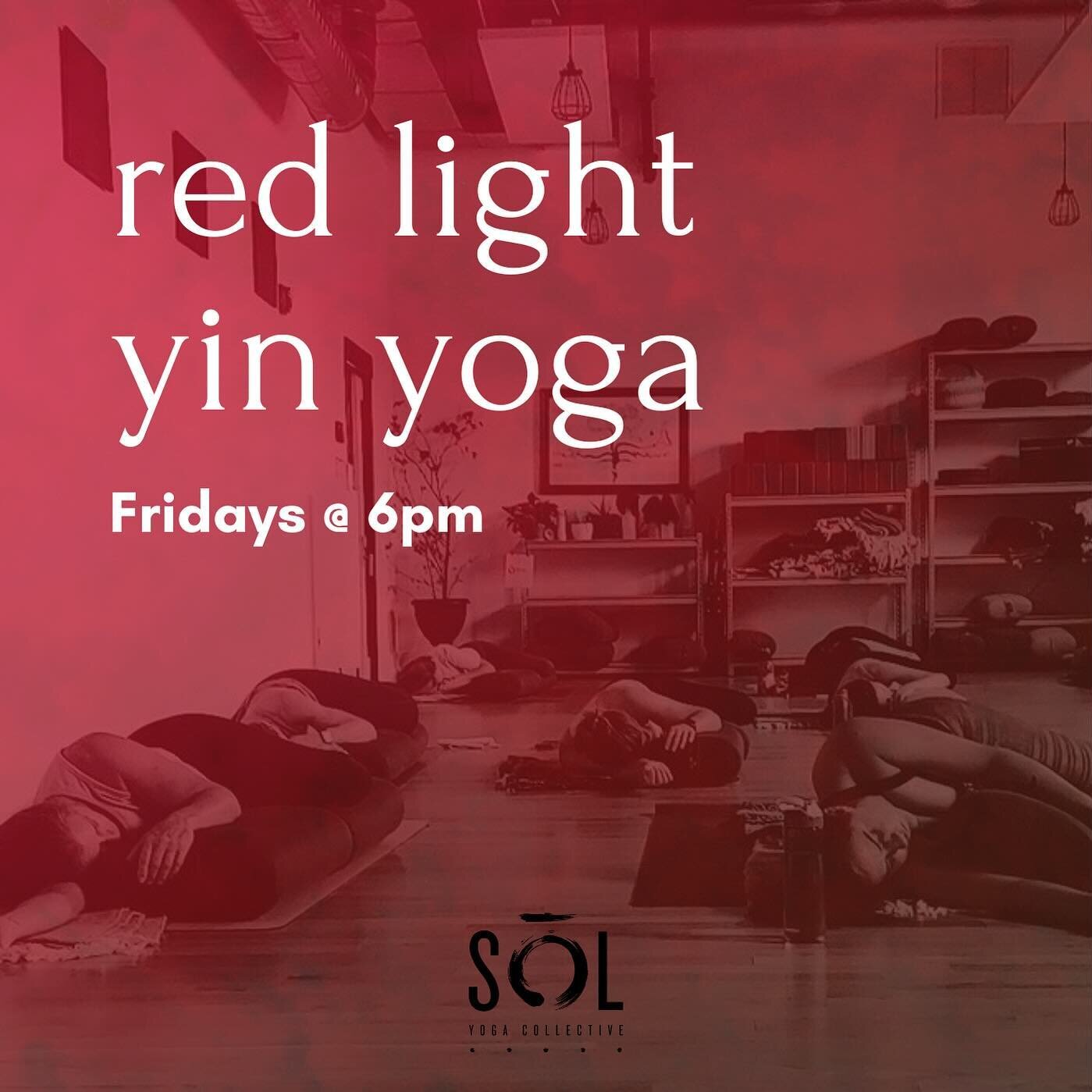 Friday night Yin is bringing in the red lights! End your work week right 🧡