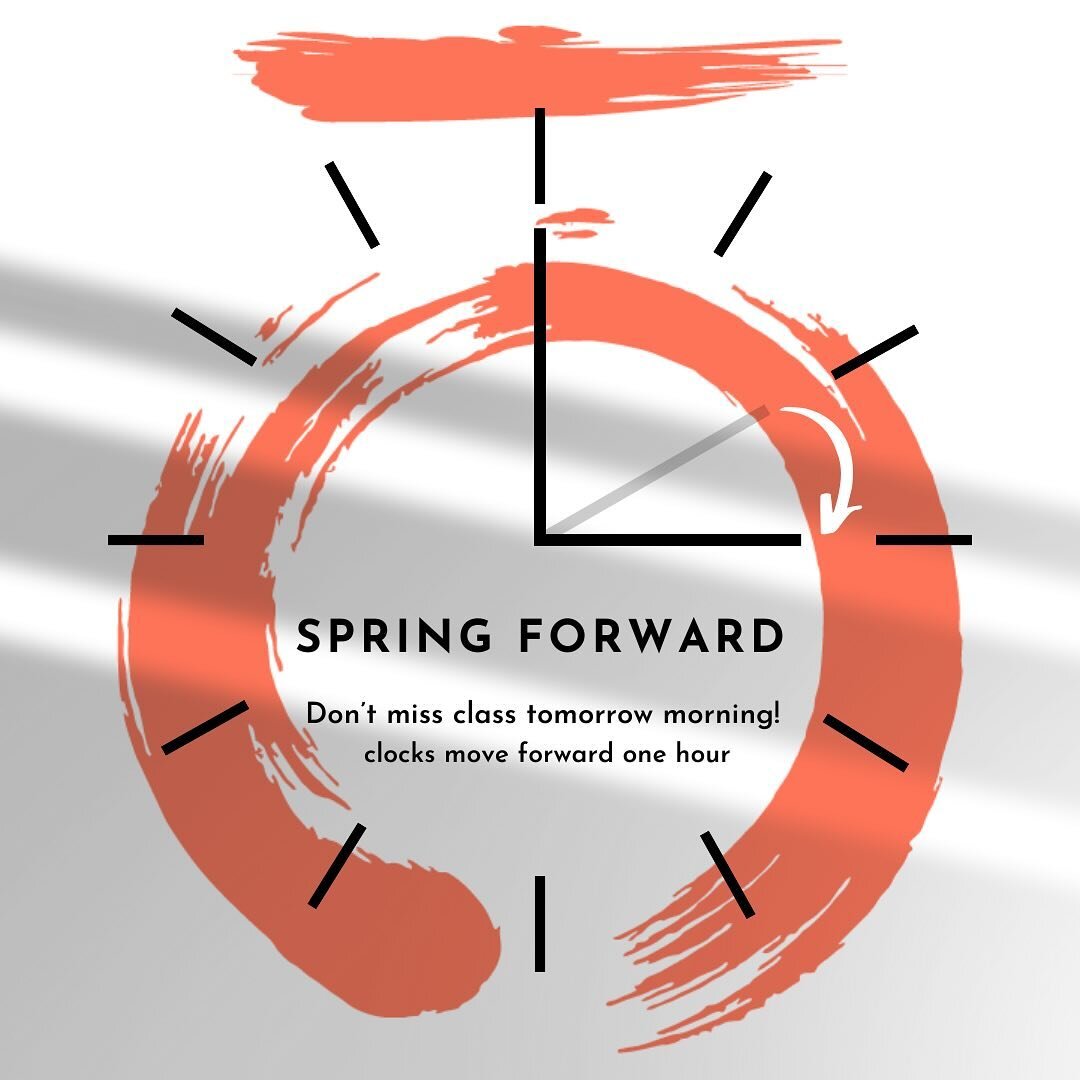 It&rsquo;s that time of year, spring forward!