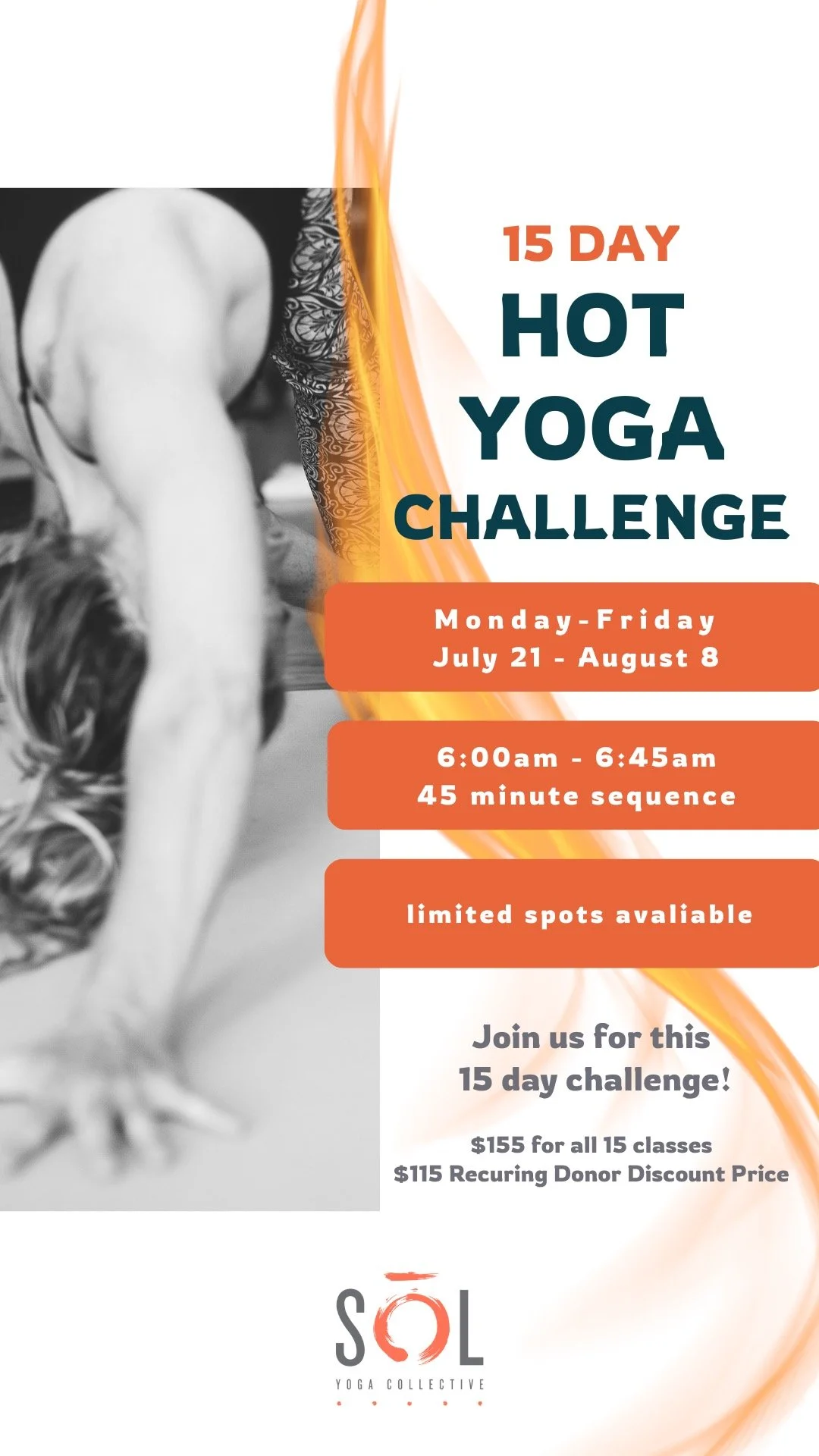 15-Day Hot Yoga Challenge: Ignite Your Inner Fire
