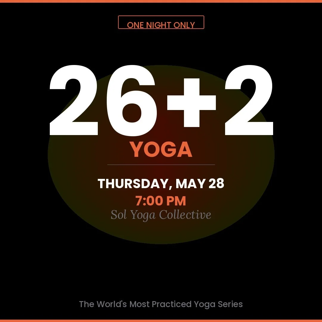 90 minutes. 105 degrees. 26 postures that will rearrange your entire relationship with your body.

This isn't hot yoga. This is THE hot yoga. The 26+2 series is the most practiced yoga sequence in the world &mdash; and there's a reason millions of pe