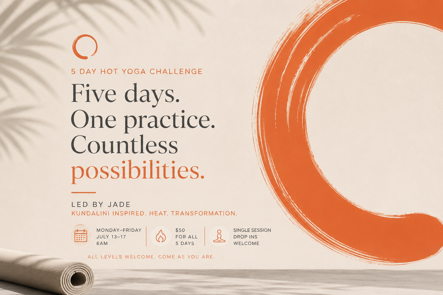 5 Day Hot Yoga Challenge w/ Jade