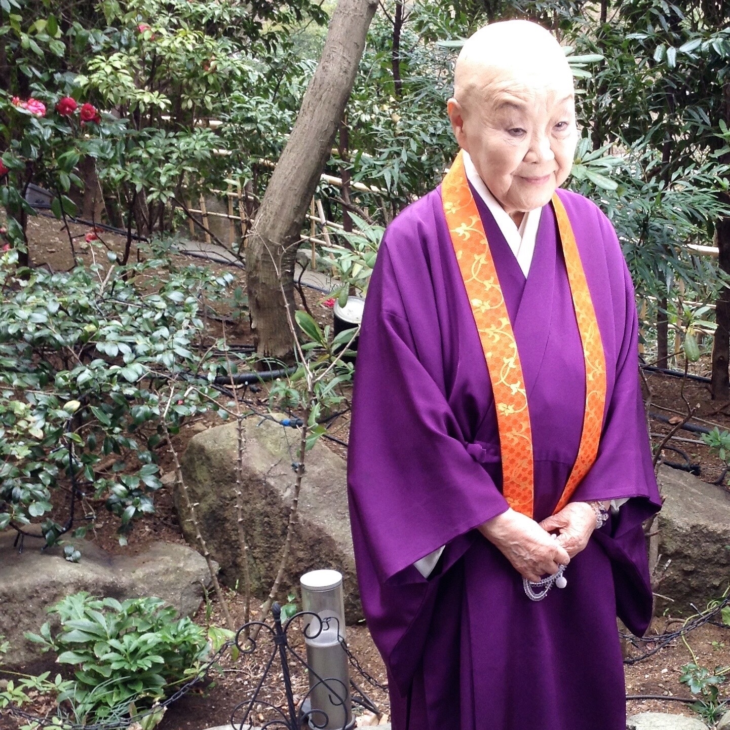 Japanese nun and novelist, Jakucho Setouchi