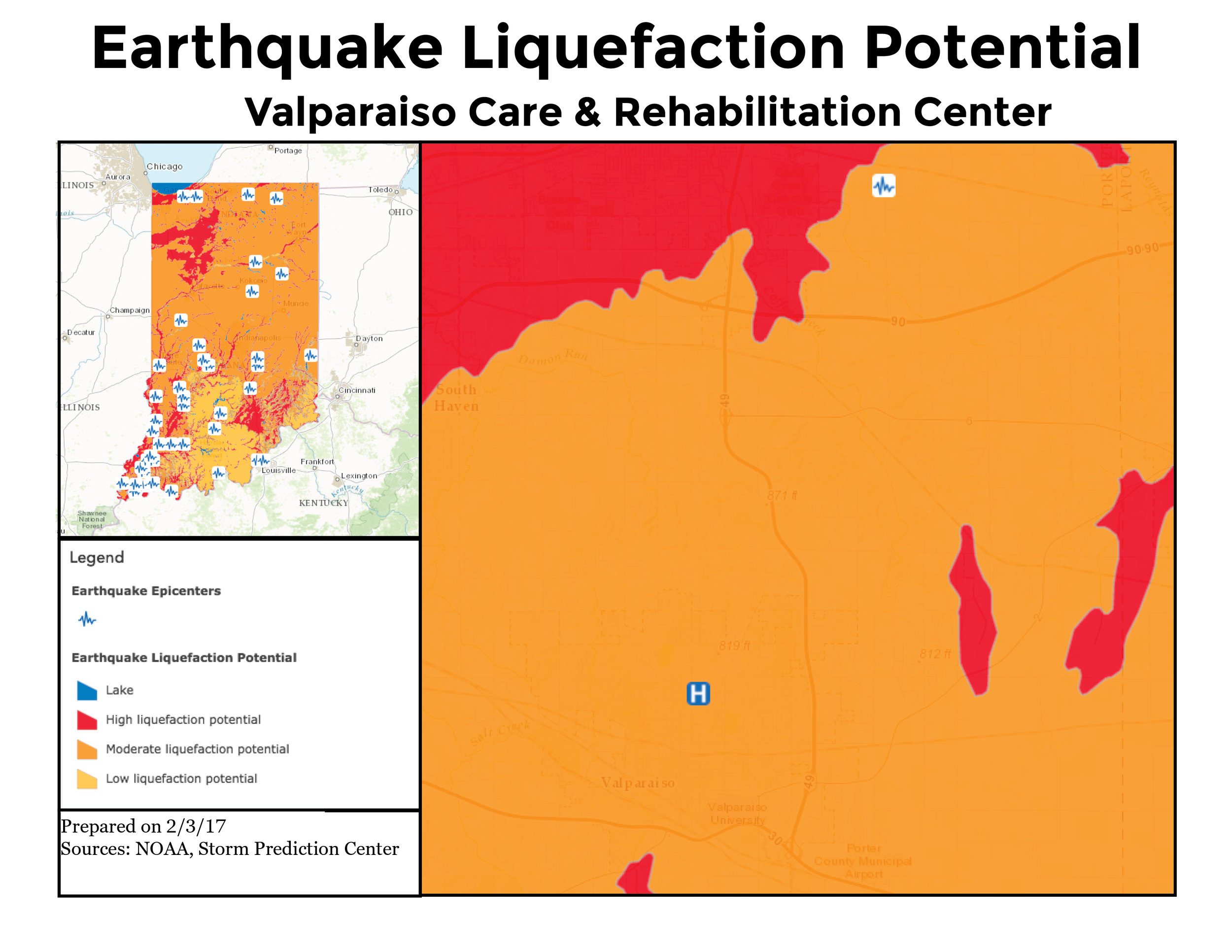 Map of Earthquake data helps participants make informed decisions on their HVAs.