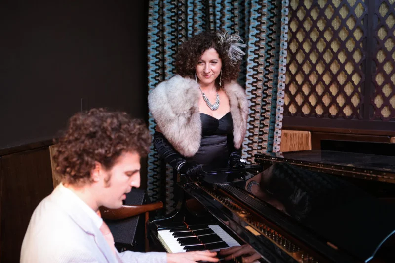 Svetlana &amp; The Delancey Five Play Jazz at Vintage Birthday Party at Ginny's Supper Club NYC
