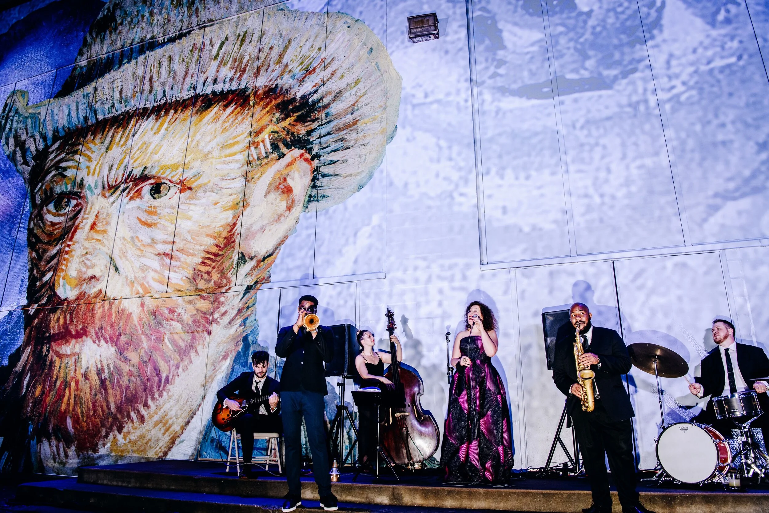 Svetlana & The New York Collective at the Interactive Van Gogh VIP Preview Event in NYC