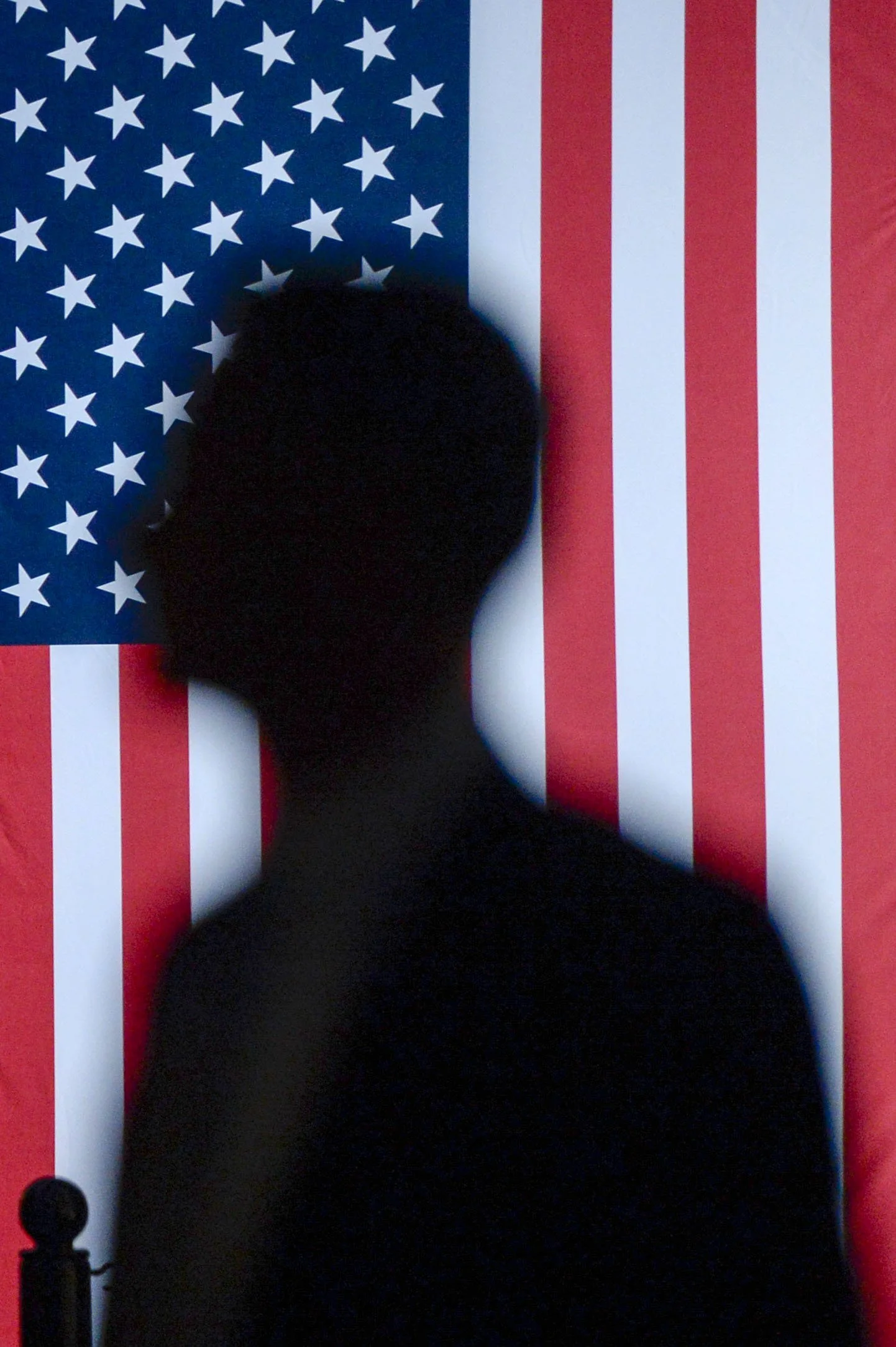 A member of Secret Service looks on as President Joe Biden's delivers a prime-time speech addressing the fight for, and threats to, democracy within the nation outside Independence National Historic Park in Philadelphia, Pennsylvania on Thursday, Se