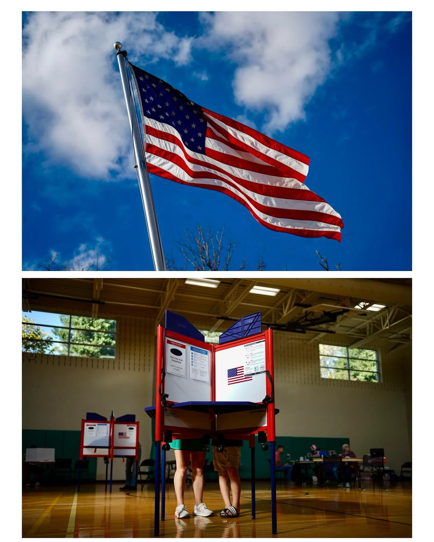 Virginians cast their ballots on Election Day 2024 in Hillsboro, Richmond and Arlington.  @upi