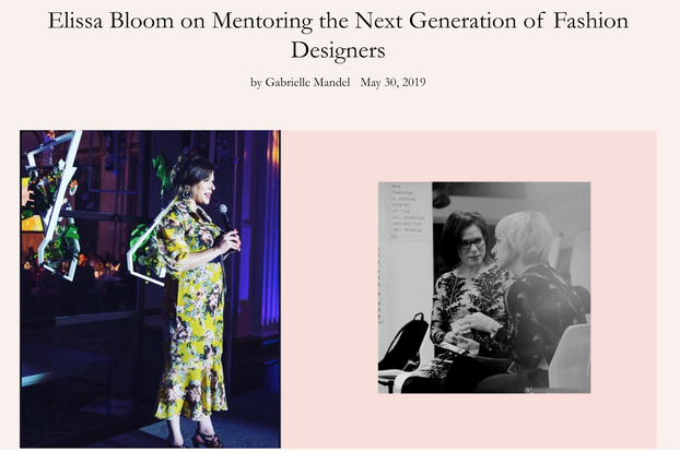 Mentoring the Next Generation of Fashion Designers