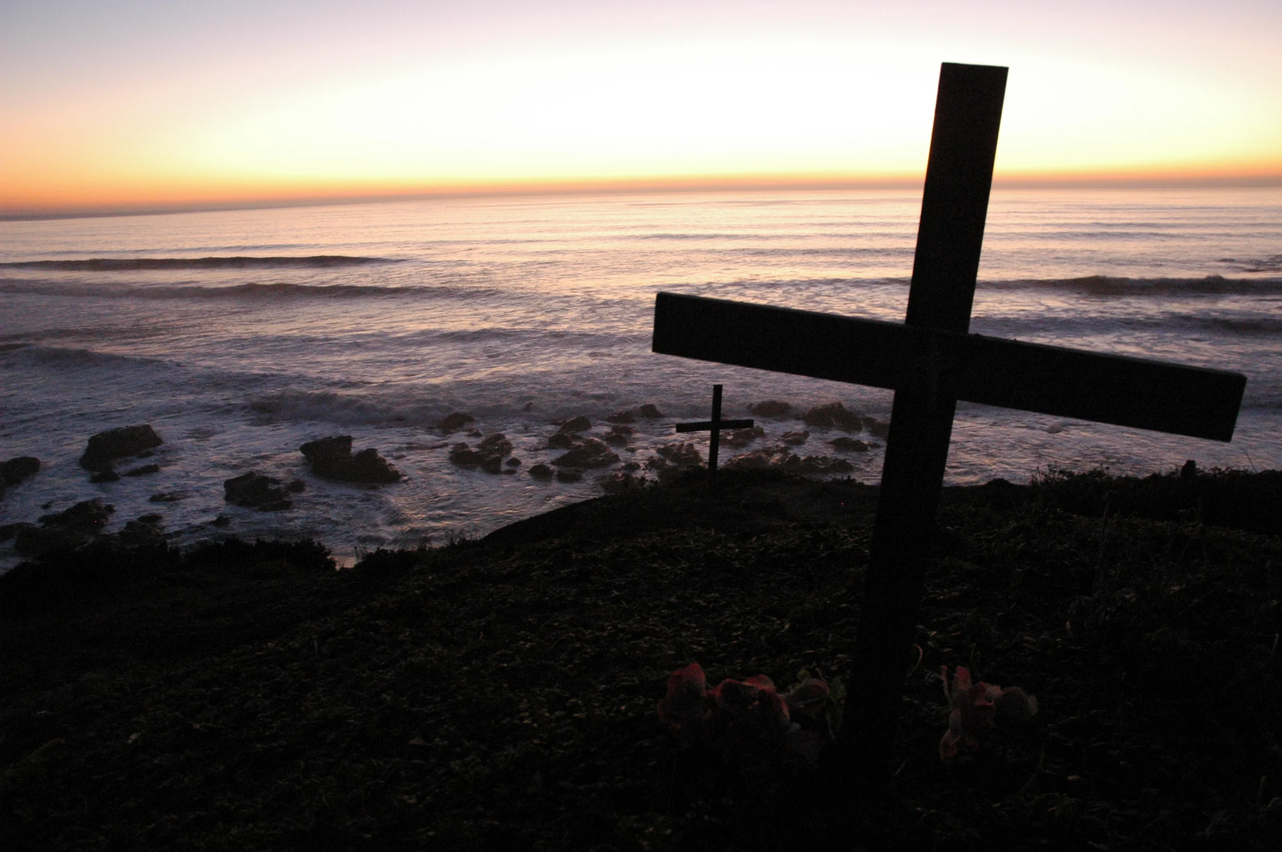 cross lake at sunset.jpg