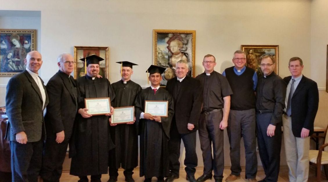 Meet our Masters of Biblical Studies - seminary graduates with professors and staff