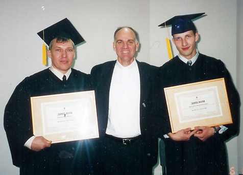 HopeRussia Seminary’s First Graduates, 2003