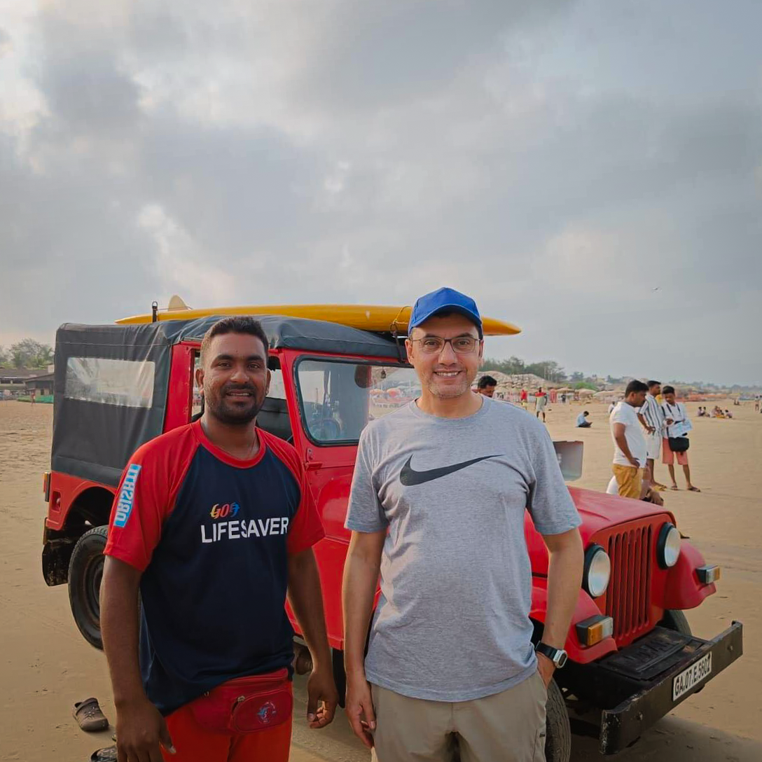 Talal Alsarhan —President of Kuwait Diving and Lifesaving Federation —visited Goa to meet the team at Drishti Marine