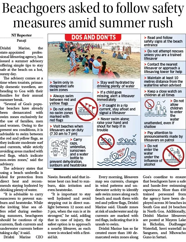 Beachgoers asked to follow safety measures amid summer rush