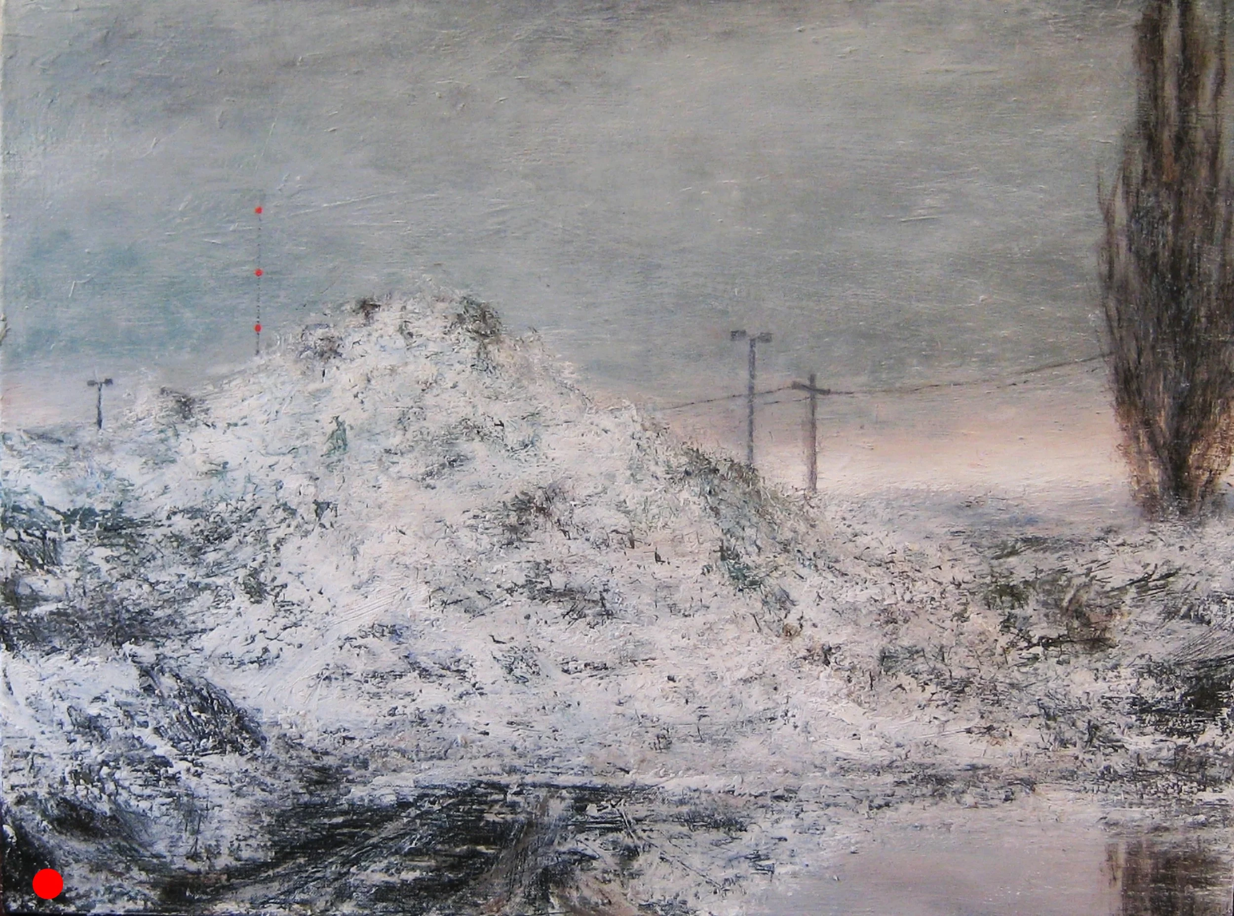 "March", oil on linen, 18" x 24", 2016